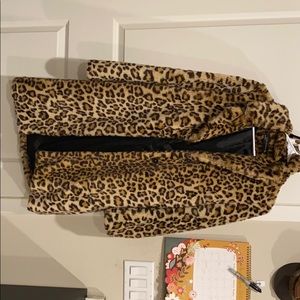 Cheetah fur coat